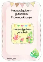Vorschau - Fördermaterial/Inklusion - Materialpaket Flamingoklasse Klassenzimmer/Rituale/Schulstart/Einschulung - Seite 1