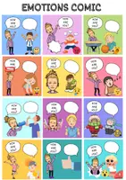 Vorschau - Spiele - emotions comic to learn in english - Seite 1