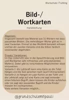 Vorschau - Bildkarten - Wortkarten-Frühling - Seite 1