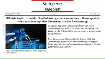 Vorschau - Stundenentwürfe - Privatisierung - Wasserprivatisierung in Vittel - Seite 1