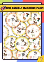 Vorschau - Spiele - farm animals matching pairs - Deckblatt