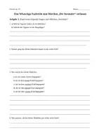 Vorschau - Text - Sterntaler - Märchen Klasse 5/6 - Textverständnis - Seite 1