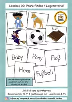 Vorschau - Spiele - Lesebox 10: Paare finden / Legematerial - Deckblatt