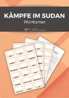 Vorschau - Arbeitsblätter - Sudan - Wortkarten - Deckblatt