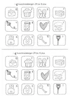 Vorschau - Arbeitsblätter - Mathe 1.Klasse ZR 10. ZR 20 Rechnen -Schneiden -Kleben - Muttertag/Valentinstag/Freundschaft - Seite 2