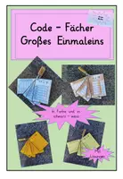 Vorschau - Arbeitsblätter - Großes Einmaleins Code - Fächer - Deckblatt
