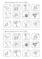 Vorschau - Arbeitsblätter - 1.Klasse Mathe Frühling & Ostern Paket Rechnen und kleben ZR 10, 20 - Seite 3