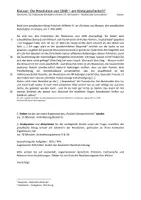 Vorschau - Klassenarbeiten - Klausur (inkl. Lösung) zur Revolution von 1848 (Variante 1) - Seite 2