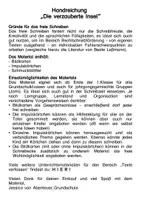 Vorschau - Arbeitsblätter - Freies Schreiben: Die verzauberte Insel - Seite 1