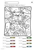 Vorschau - Arbeitsblätter - Zählen, Rechnen, Lesen und Malen 1. Klasse. Muttertag, Vatertag - Seite 3