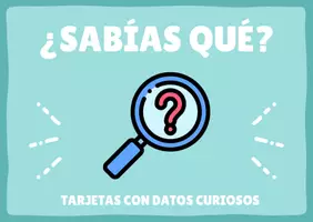 Vista previa - Refuerzo / NEE / Materiales de apoyo - SABÍAS QUÉ 1: TARJETAS CURIOSIDADES - página 1