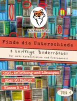 Vorschau - Arbeitsblätter - Bilderrätsel - 8 knifflige Finde den Fehler Bilder - Teil 1 - Deckblatt