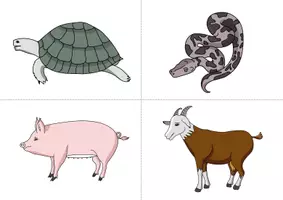 Vorschau - Spiele - Sprachförderung Kindergarten - Teppichspiel Tiere - Sprachförderungsspiel im Morgenkreis - Seite 3