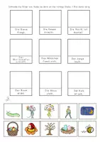 Vorschau - Arbeitsblätter - Lesen und Kleben, Lesetraining Leseförderung 1.Klasse, DaZ - Seite 2