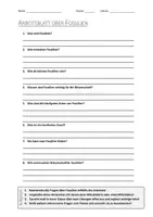 Vorschau - Arbeitsblätter - AB mit Fragen zum Thema "Fossilien" + Lösungsblatt + Infografik - Deckblatt