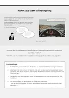 Vorschau - Arbeitsblätter - AB: Annäherung an die lokale Änderungsrate_ Eine Fahrt auf dem Nürburgring - Seite 1