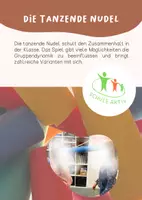 Vorschau - Spiele - Die tanzende Nudel, ein Spiel für alle Altersstufen - Deckblatt