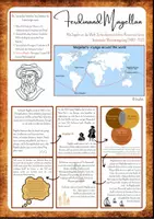 Vorschau - Arbeitsblätter - Ferdinand Magellan - Der erste Weltumsegler der Geschichte: Ein Steckbrief - Deckblatt
