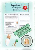 Vorschau - Experimente - Bakterienkulturen züchten Experiment - Deckblatt