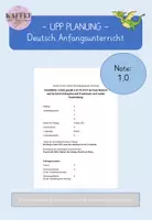 Vorschau - Stundenentwürfe - UPP Planung - Anfangsunterricht: Lesen und Schreiben mit der Lerntheke - Deckblatt