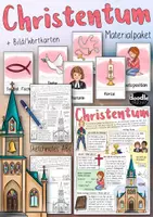Vorschau - Arbeitsblätter - Die 5 Weltreligionen ⛪️ - wachsendes Materialpaket Religion Religionsunterricht - Seite 1