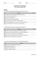Vorschau - Arbeitsblätter - KA Kurzgeschichte "Der Sieger" (inkl. Lösungen) - Deckblatt