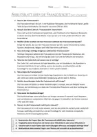 Vorschau - Arbeitsblätter - AB mit Fragen zum Thema "Franzosenzeit" + Lösungsblatt - Seite 1