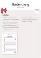 Vorschau - Arbeitsblätter - Weihnachten Akrostichon Gedicht - Seite 1