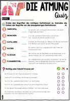 Vorschau - Arbeitsblätter - Die Atmung - Der Mensch | Test | Quiz - Arbeitsblätter - Seite 2