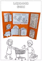 Vorschau - Unterrichtsreihen - Lapbook - Geld - praktische Bastelvorlage für Klasse 2 / 3 / 4 - Seite 1