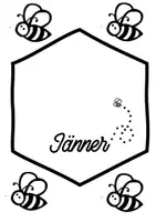 Vorschau - Mal- und Bastelvorlagen - Geburtstagskalender Bienen - Seite 2