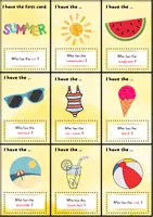 Vorschau - Spiele - SUMMER I have...who has...? Game | Vocabulary #sommerbeieduki - Seite 1