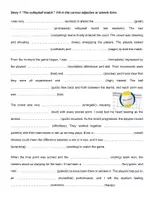 Vorschau - Arbeitsblätter - Adjective or Adverb - 3 Stories - Seite 1