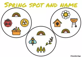 Vista previa - Juegos / Gamificación - Spring Find the Pair | ESL activities | no prep - página 2