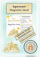 Vorschau - Experimente - Magischer Sand Experiment - Deckblatt
