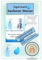 Vorschau - Experimente - Sauberes Wasser Experiment - Deckblatt