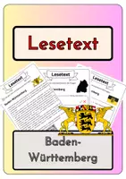Vorschau - Arbeitsblätter - Materialpaket Basic - Baden-Württemberg | Lesetext - Lückentext - Suchsel (inkl. Lösungen) - Seite 1