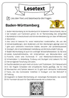 Vorschau - Arbeitsblätter - Materialpaket Basic - Baden-Württemberg | Lesetext - Lückentext - Suchsel (inkl. Lösungen) - Seite 2