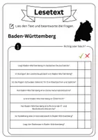 Vorschau - Arbeitsblätter - Materialpaket Basic - Baden-Württemberg | Lesetext - Lückentext - Suchsel (inkl. Lösungen) - Seite 3
