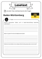 Vorschau - Arbeitsblätter - Leseverständnis - Baden-Württemberg + Lösung - Seite 3
