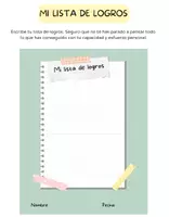 Vista previa - Hojas de trabajo - Mi lista de logros - página 3
