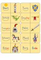 Vorschau - Spiele - Differenziertes Lesespiel: Ritterdomino - Seite 3