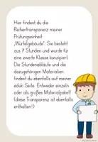 Vorschau - Stundenentwürfe - Materialpaket - Würfelgebäude Kl.2 (Prüfungseinheit) #fetzige55Nr2 - Seite 2