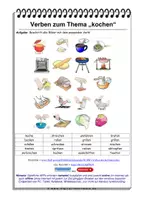 Vorschau - Arbeitsblätter - 36.0087 – Klickparade - "Verben beim Kochen" - gratis - Seite 3