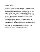 Vorschau - Arbeitsblätter - Erste Merkwörter: Wörter mit Dr, Tr, Kr und Kl - Seite 3