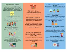 Vista previa - Decoración del aula - Tríptico de la corresponsabilidad - página 3