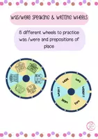 Vista previa - Juegos / Gamificación - WAS / WERE SPEAKING AND WRITING WHEELS - Portada
