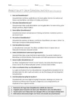 Vorschau - Arbeitsblätter - AB mit Fragen zum Thema "Gänseblümchen" + Lösungsblatt - Seite 1