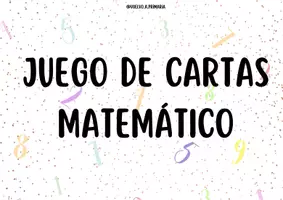 Vista previa - Juegos / Gamificación - JUEGO DE CARTAS MATEMÁTICO - página 3