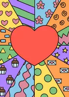 Vorschau - Mal- und Bastelvorlagen - Pop Art Muttertag, Kunst Grundschule - Seite 3
